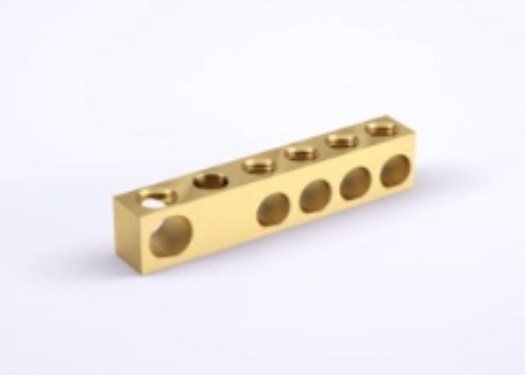 Six-way neutral link busbar