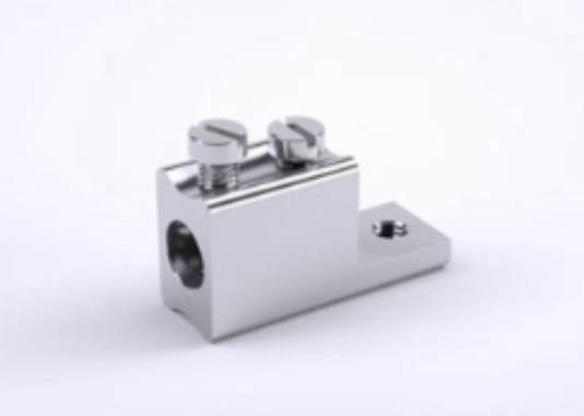 Nickel-plated cable clamp block
