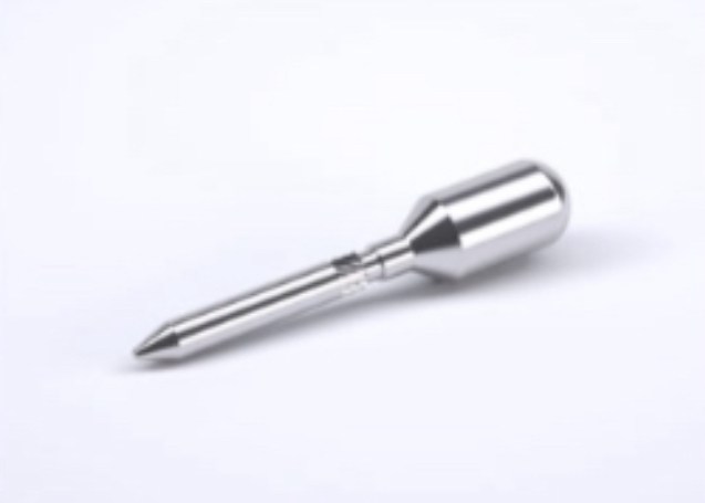 Tapered contact probe pin