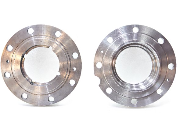 Flanges with machined faces