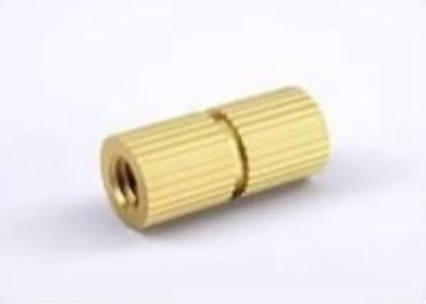 Long-body straight-knurl insert with reduced shank