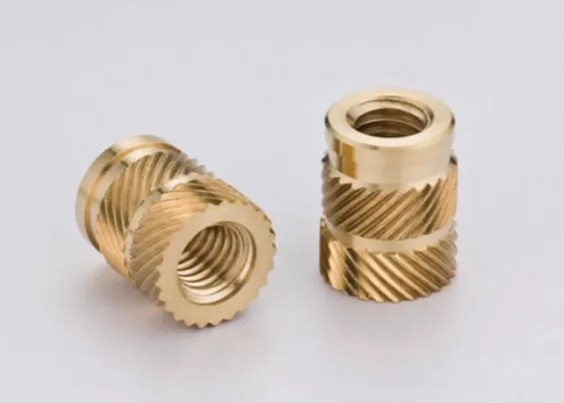 Twin-band diamond-knurl inserts