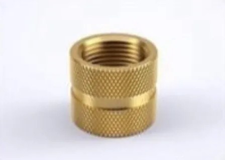 Straight-knurl threaded bush, large diameter