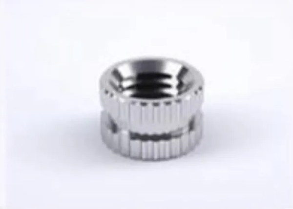 Nickel-plated knurled insert