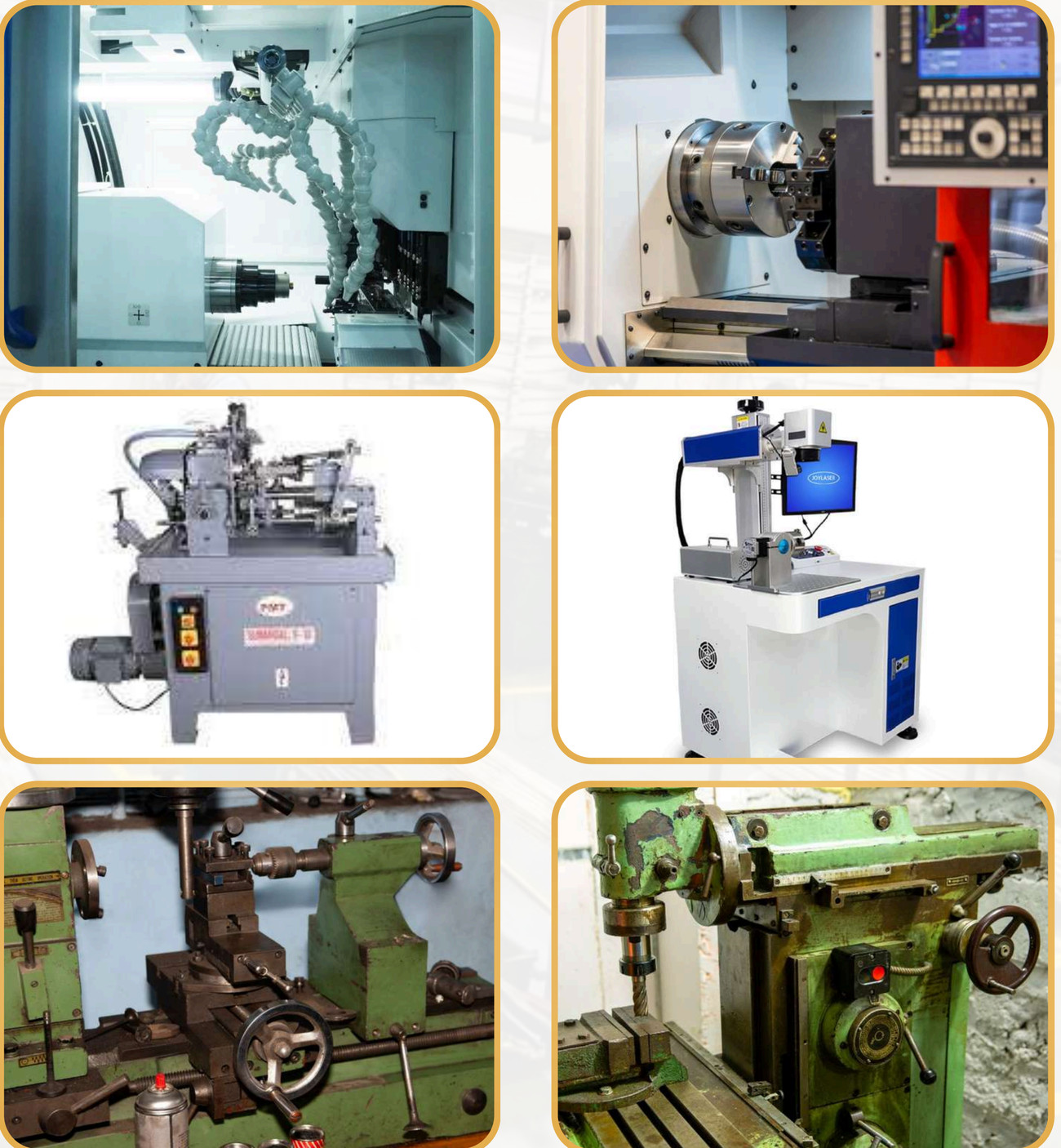 Manufacturing equipment at Jay Ashapura Precision Metals: sliding head, CNC turning, automatic Traub, laser marking and second operation machines