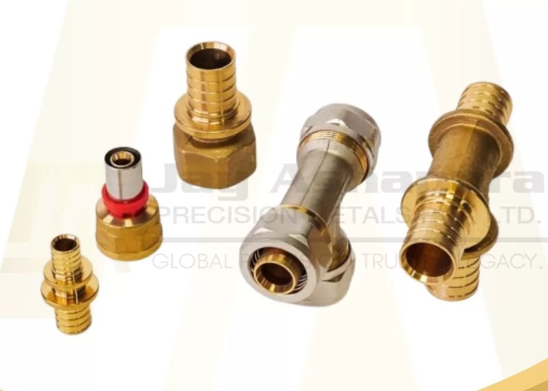 PEX push-fit and compression fittings