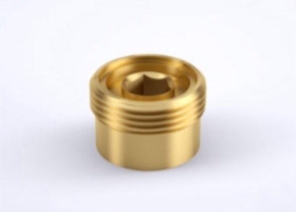 Machined brass collar