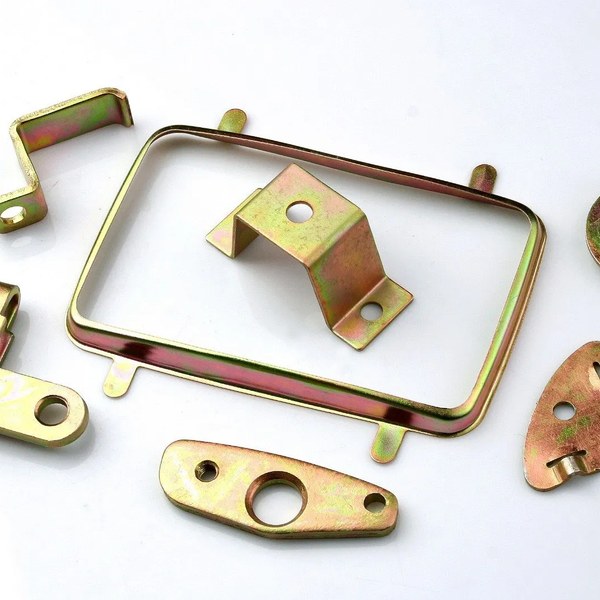 Stamped and formed metal components