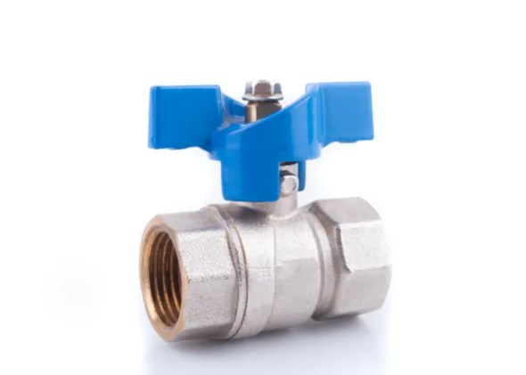 Ball valve, butterfly handle