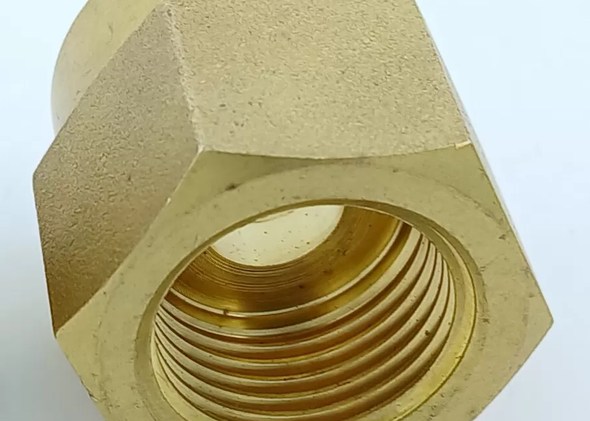 CO₂ valve nut, hex body