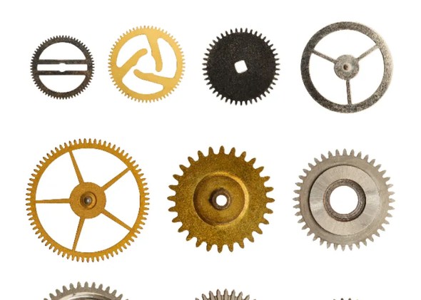 Gears, wheels and pinions