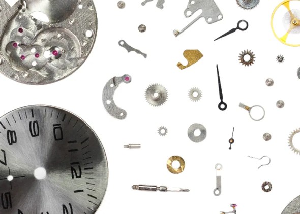 Dials, plates and small components